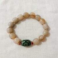 Bracciale Tibetano Artigianale Unico in Corno!