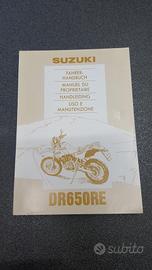 USO E MANUTENZIONE MANUALE SUZUKI DR DR650RE - 990