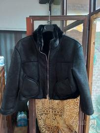 Pellicciotto reversibile donna