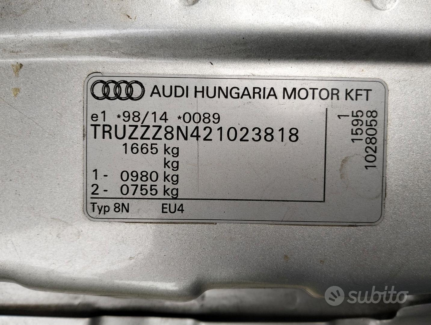 Audi Tt 2002 photo 5