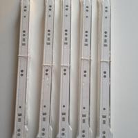 set guide cassetti, misure 40 cm, colore bianco, 5