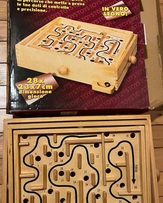 Gioco in legno “Labirinto” basculante