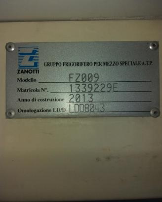 Frigo Zanotti 2013