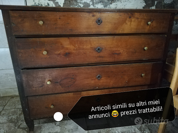 Cassettone mobile antico vintage