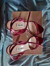 MIU MIU sandali fucsia nr 39