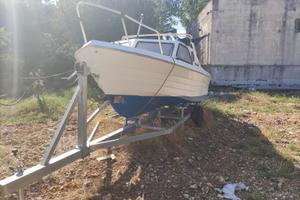 Barca semi cabinato gobbi