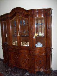 Vetrina in Legno Massello