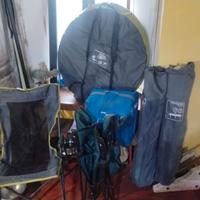 Kit tenda + letti campeggio