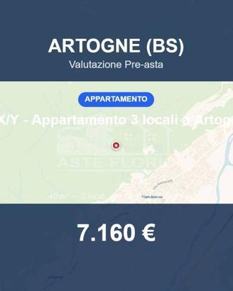 Immobile in asta di 40 m² a Artogne