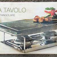 Grill da tavolo con pietra ollare, nuovissimo 