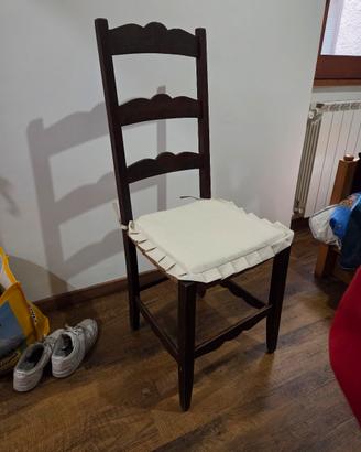 6 Sedie in legno modello Fratino