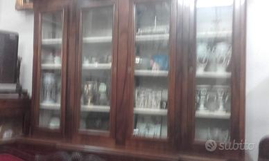 libreria in noce 