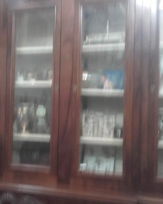 libreria in noce 
