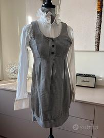 Abito a quadretti pied de poulle • tg XS