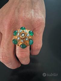 Anello in ottone design artigianale