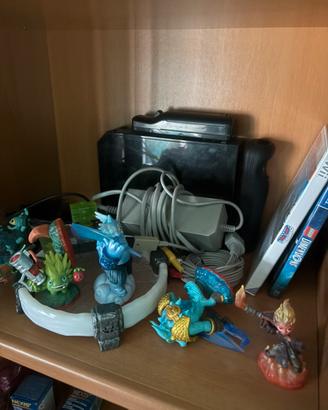 Nintendo Wii nera completa con skylanders