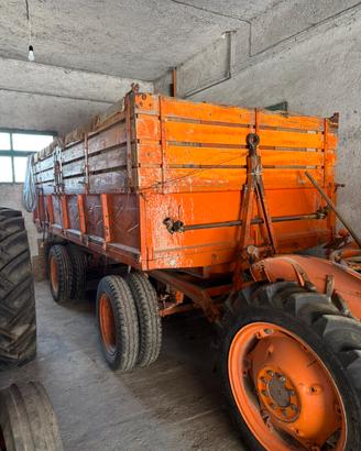 Rimorchio agricolo gemellato OMAS DAR 65