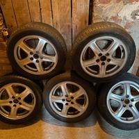 5 cerchi STORTI con gomme estive Michelin