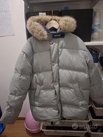 Woolrich Arctic Parka L Grigio/Blu, quasi nuovo
