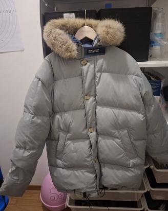Woolrich Arctic Parka L Grigio/Blu, quasi nuovo