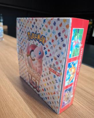 Box set carte pokemon Giapponese set 151 sealed
