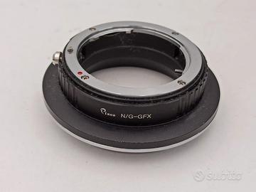 Anello adattatore Nikon G su Fujifilm GFX