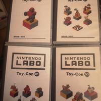 4 set nintendo labo 1 2 3 e 4