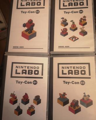 4 set nintendo labo 1 2 3 e 4