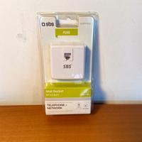 SBS PLUG WALL SOCKET 6P 4C RJ11 TELEFONE > NETWORK