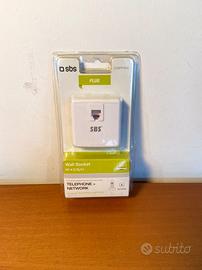SBS PLUG WALL SOCKET 6P 4C RJ11 TELEFONE > NETWORK