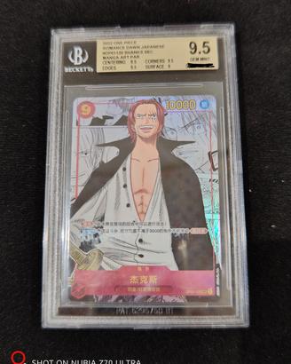 CARTA ONE PIECE MANCA SHANKS OP01-120 CON ERRORE 