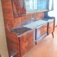 Mobile bar credenza vintage