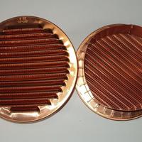 griglia di aerazione rame 150 mm (2 pz.)