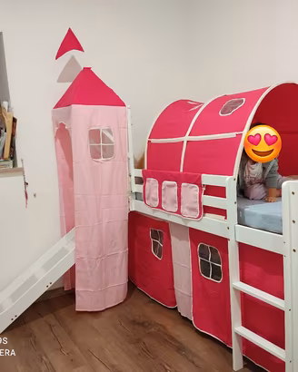 letto con scivolo Princess