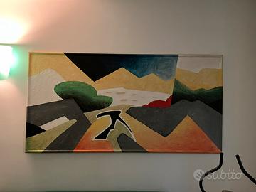 Quadro pittura arte moderna su tela