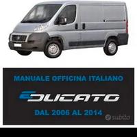 MANUALE OFFICINA FIAT DUCATO 250 DAL 2006 - 2014