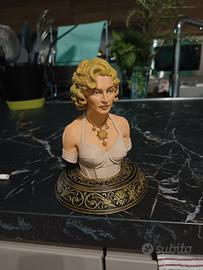 MINIATURA BUSTO MADONNA CM 15