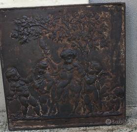 piastra camino in ghisa 