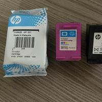 cartucce hp 301 colore e nero
