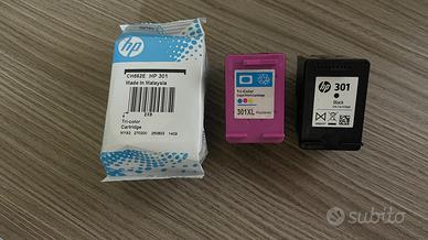 cartucce hp 301 colore e nero