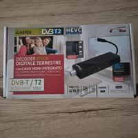 Decoder stick,  cavo HDMI, telecomando, garanzia