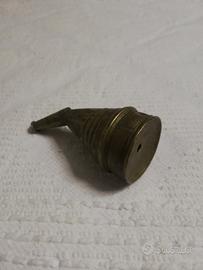 Richiamo Caccia Uccelli Vintage Ottone 