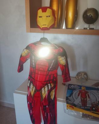 Costume originale Ironman 3-4 anni con maschera