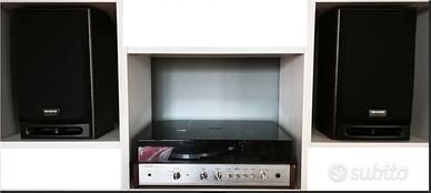 Giradischi Pioneer C4500A amplificato + Casse Aiwa