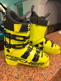 Scarponi sci gara FISHER RC4 podium misura 26.5