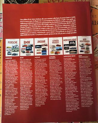 5 volumi RuoteClassiche Guida Bmw Jaguar Porsche