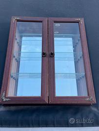 Vetrinetta in legno massello