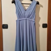 vestito azzurro elegante Rinascimento