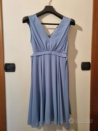 vestito azzurro elegante Rinascimento