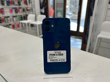 iPhone 12 128GB blu usato garanzia 
